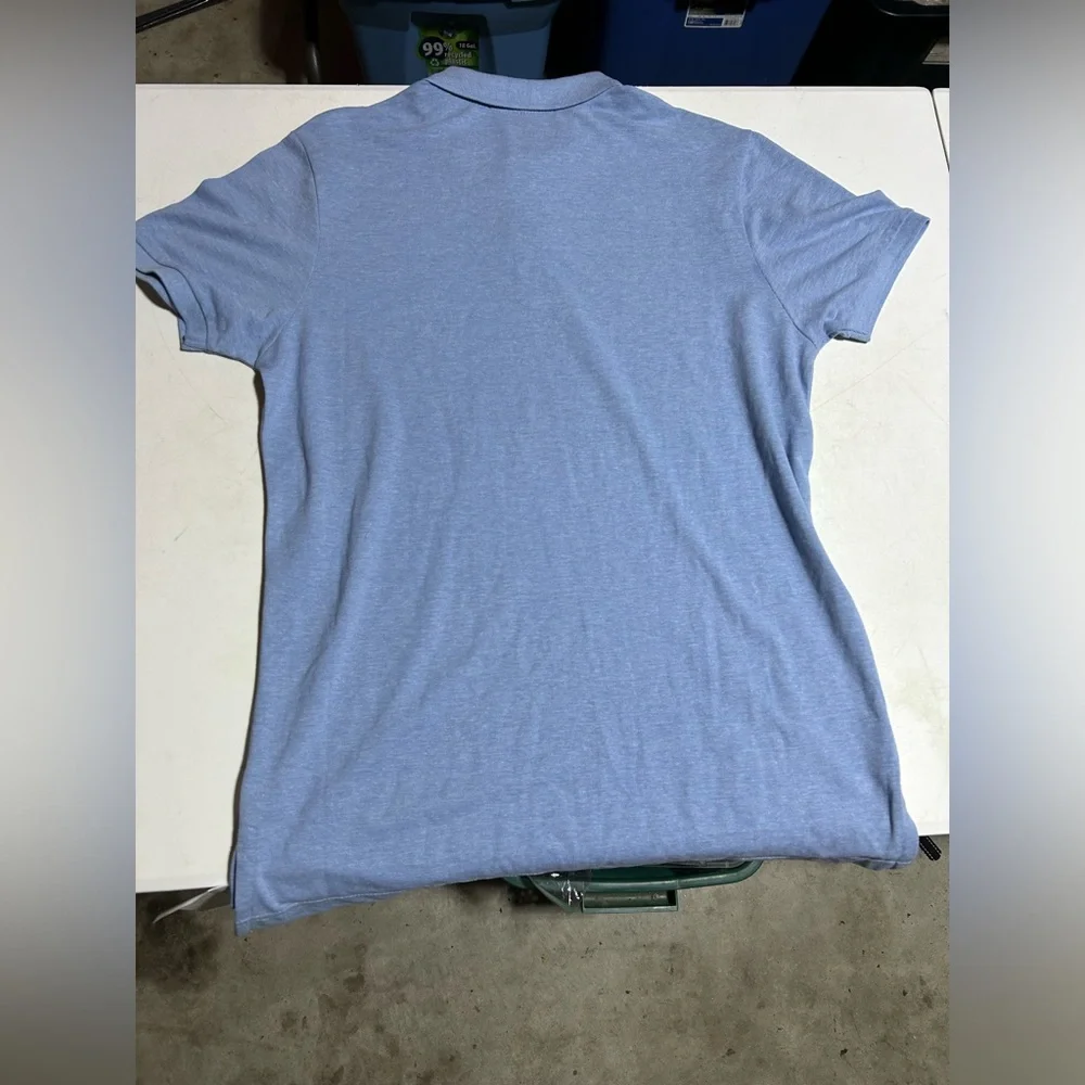 U.S. Polo Assn. Men's Light Blue Slim Fit Short Sleeve Polo Shirt Size L - Picture 5 of 5